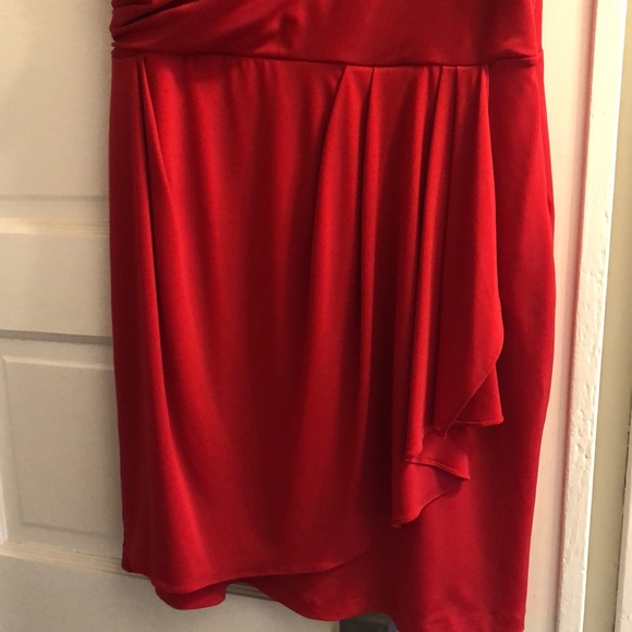 Red Calvin Klein Dress Size 12 - Picture 5 of 11